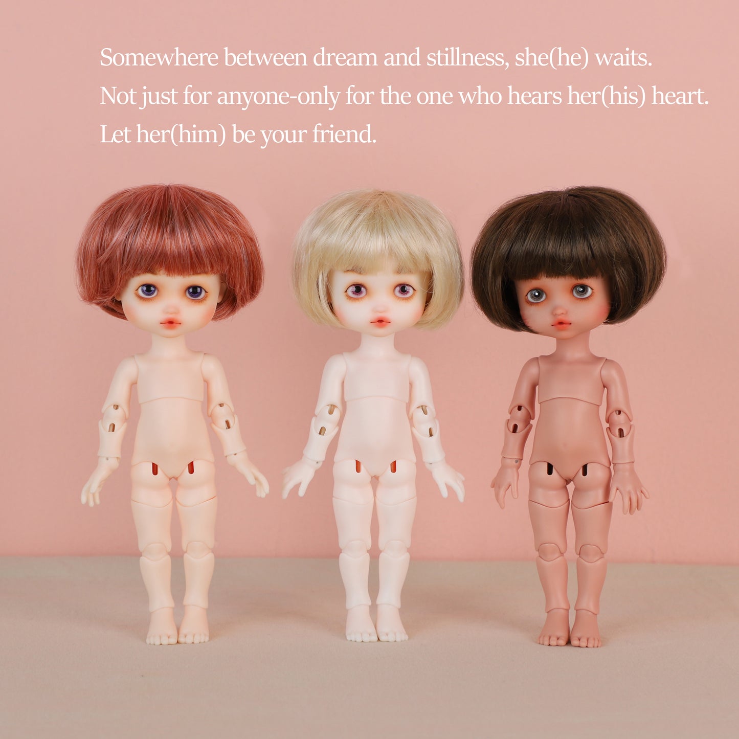 baby BJD DOLL fullset STL digital file for 3D printing