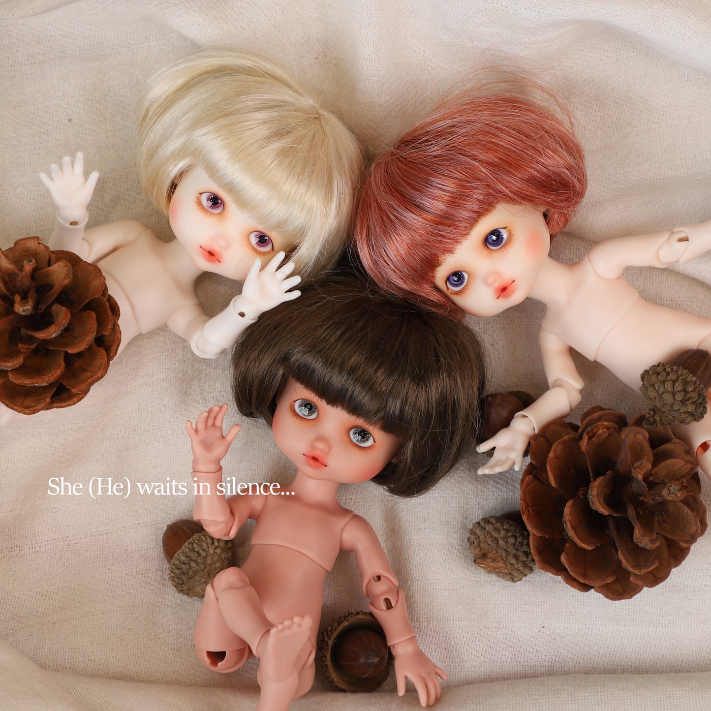 baby BJD DOLL fullset STL digital file for 3D printing