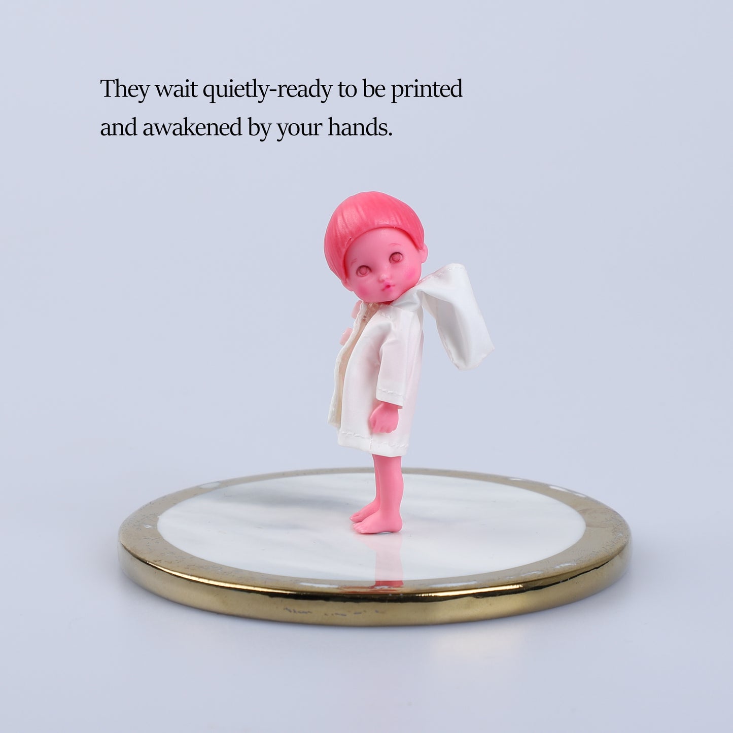 Whispering Fairies – 6cm Mini Art Doll STL