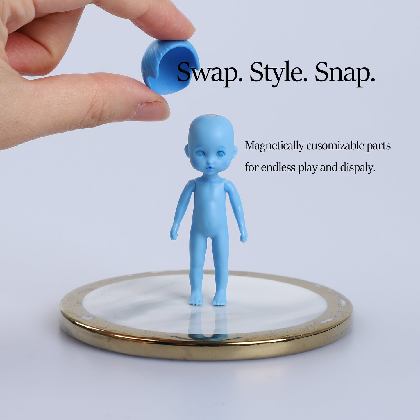 Whispering Fairies – 6cm Mini Art Doll STL