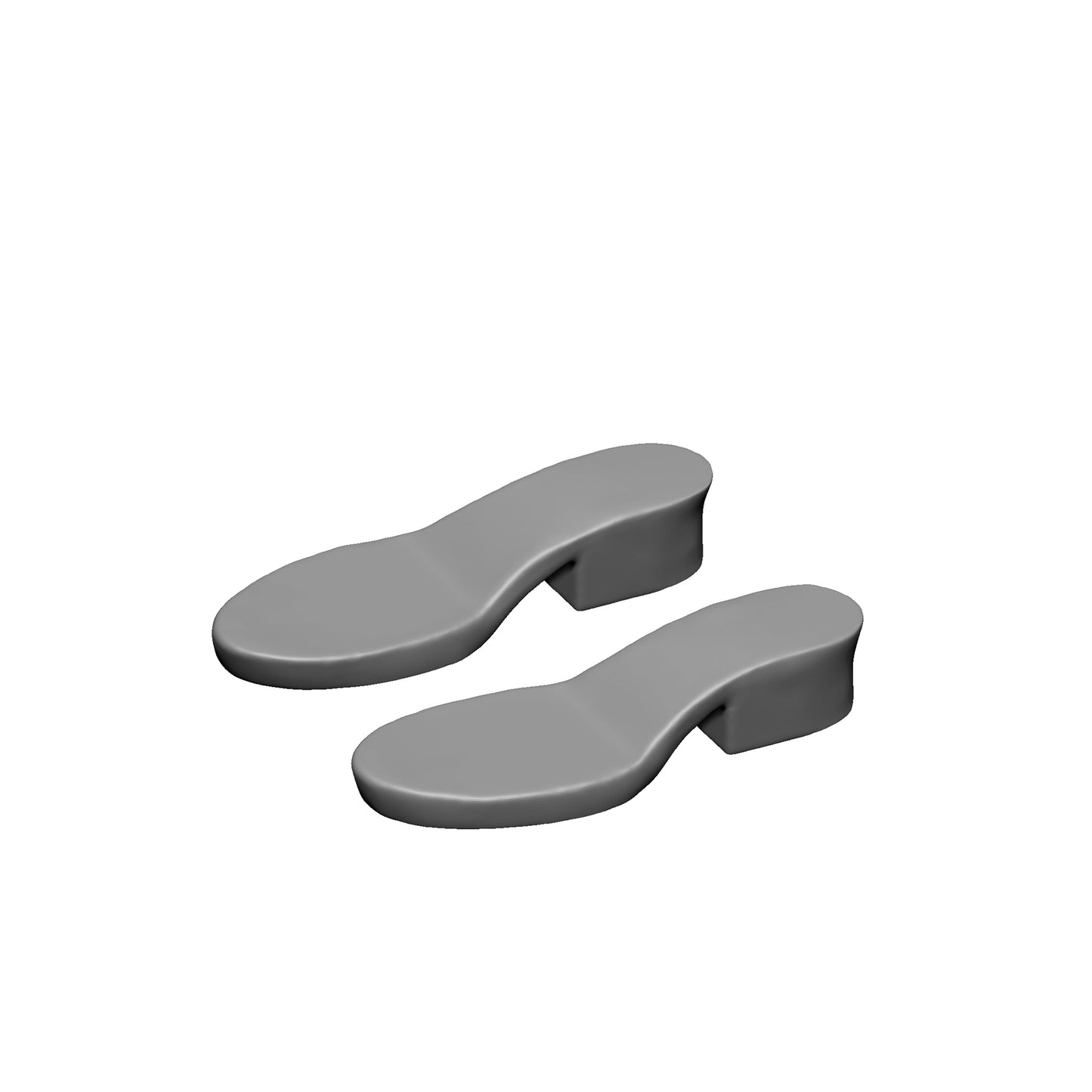 [3D data] Doll Shoe Bases STL Files – 6 Heels for Integrity Toys (3D Printable)